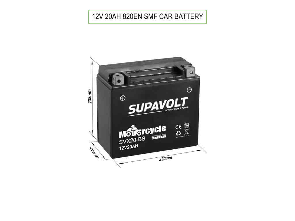 Motorcycle Batteries Motorcycle Batteries SVX20-BS