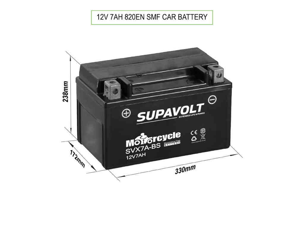 Motorcycle Batteries Motorcycle Batteries SVX7A-BS